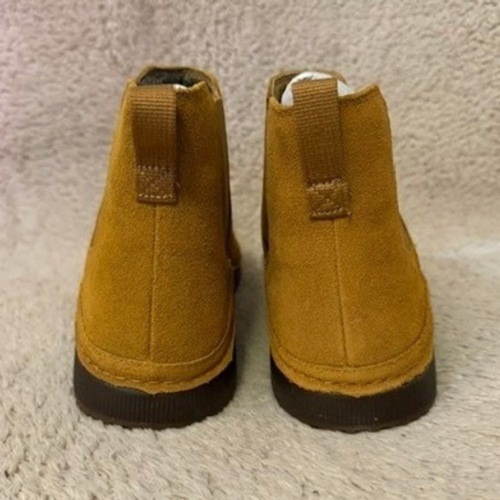 Chaco Paonia Chelsea Boots Womens 8 Caramel Brown Suede Waterproof JCH109288 - Picture 4 of 8
